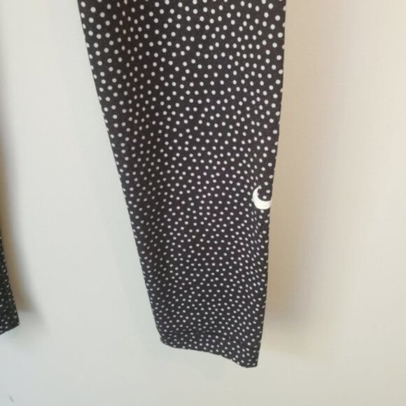 Nike Pro Warm Black Pattern Leggings Tights Gym Yoga Activewear Workout Active - Picture 4 of 11